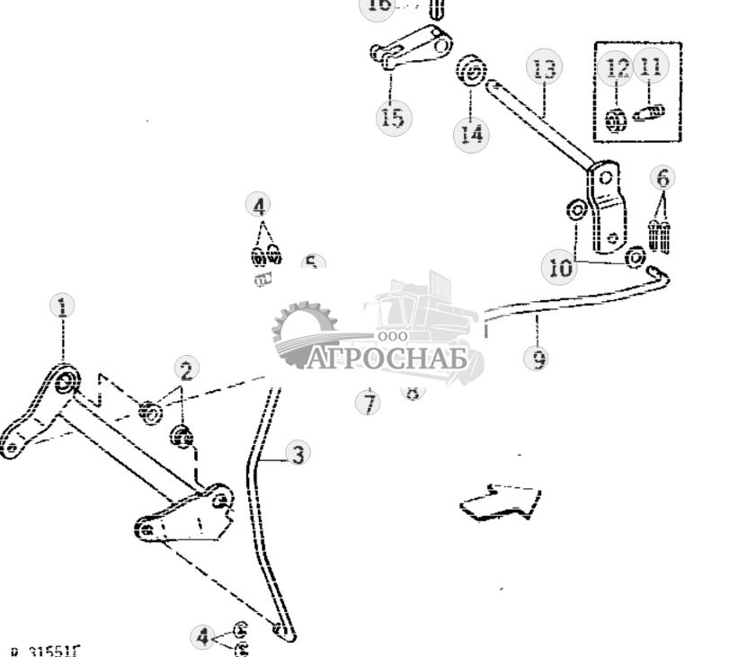 Quad-Range Planetary Lower Bell Crank Shifter 